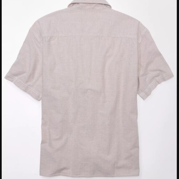 American Eagle Large Button-Up Poolside Shirt - Picture 7 of 7